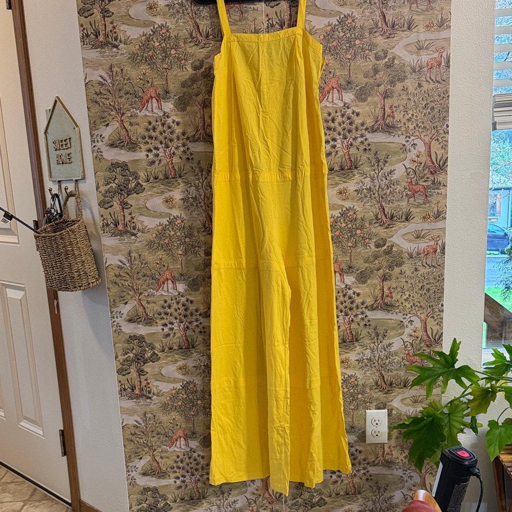 Zara Yellow Jumpsuit - Picture 2 of 12